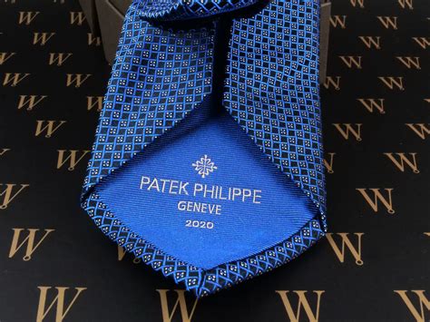 patek philippe tie 2013|Silk tie Patek Philippe Navy in Silk .